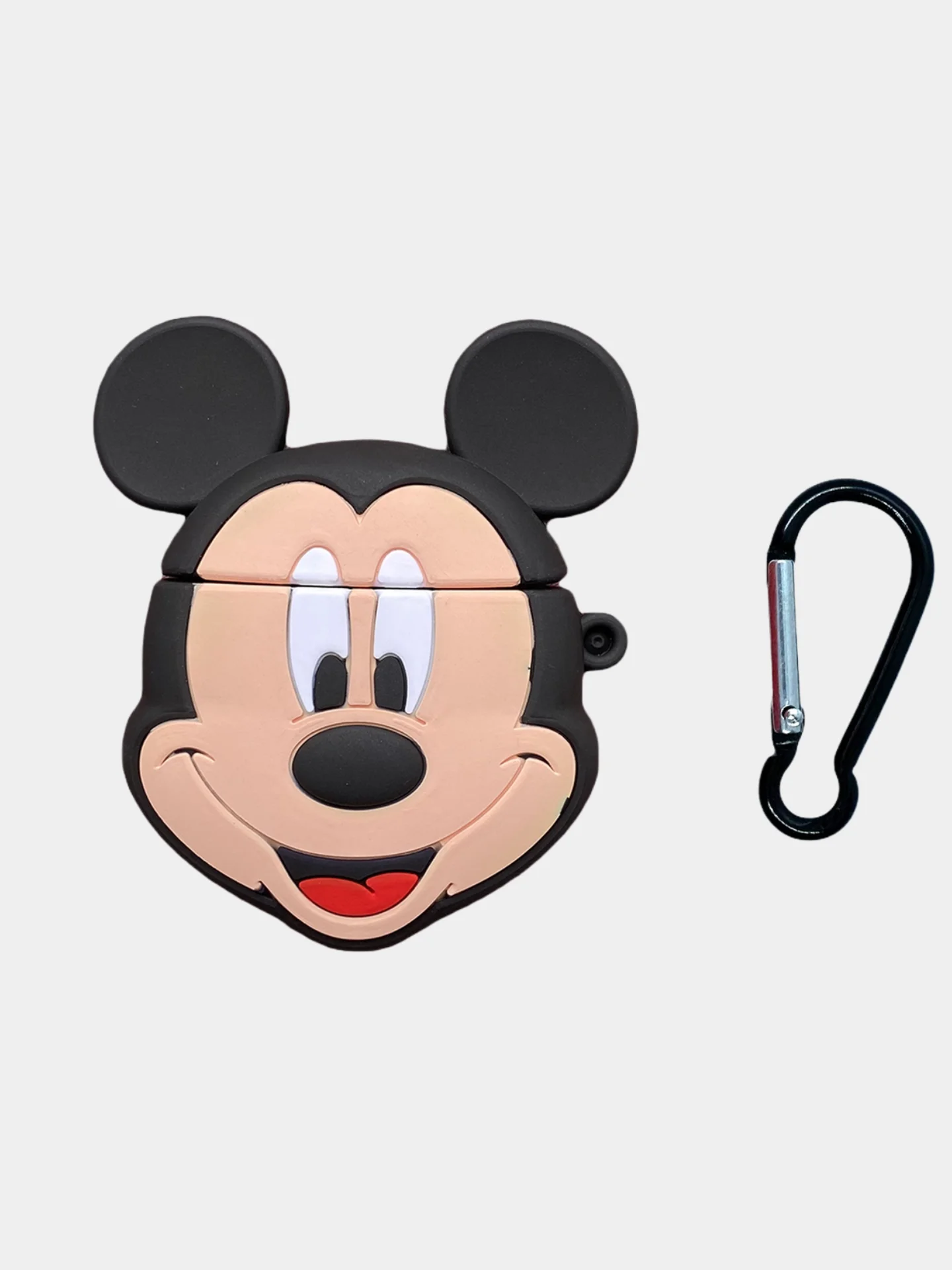 Бежевый меланж силиконовый чехол для AirPods 1, 2