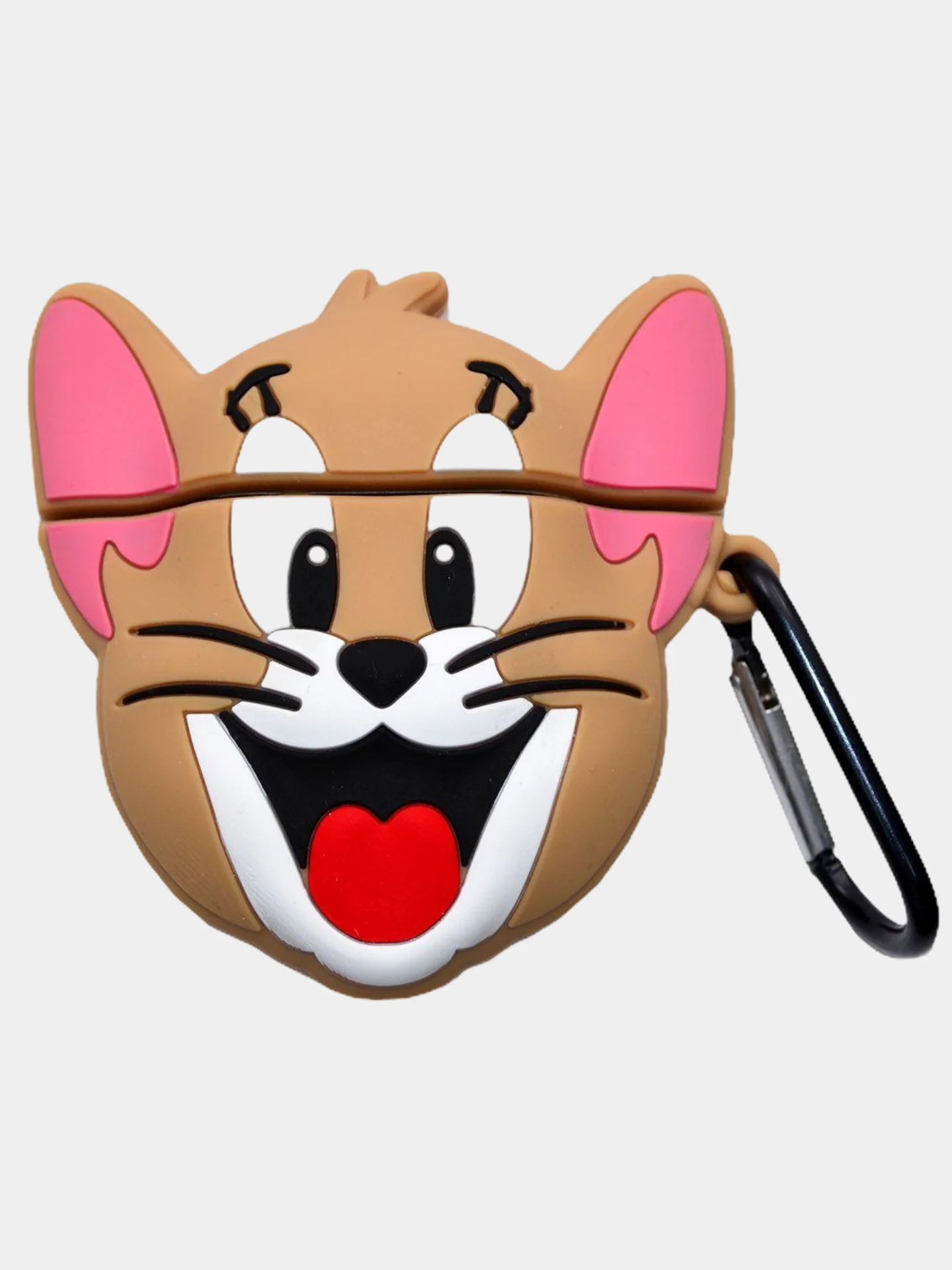 Коричневый силиконовый чехол для Airpods 1/2