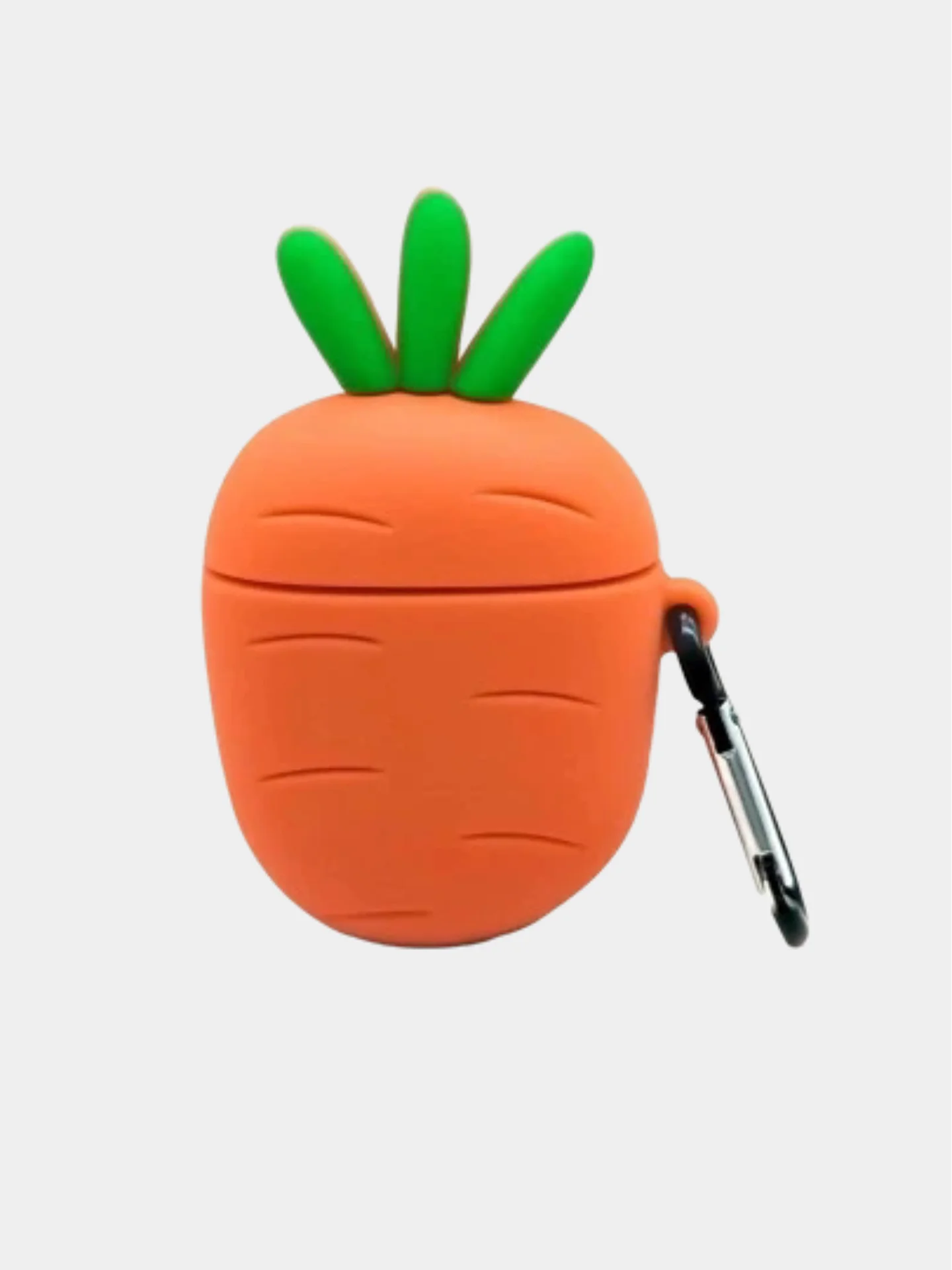 Коралловый силиконовый чехол для Airpods 1/2