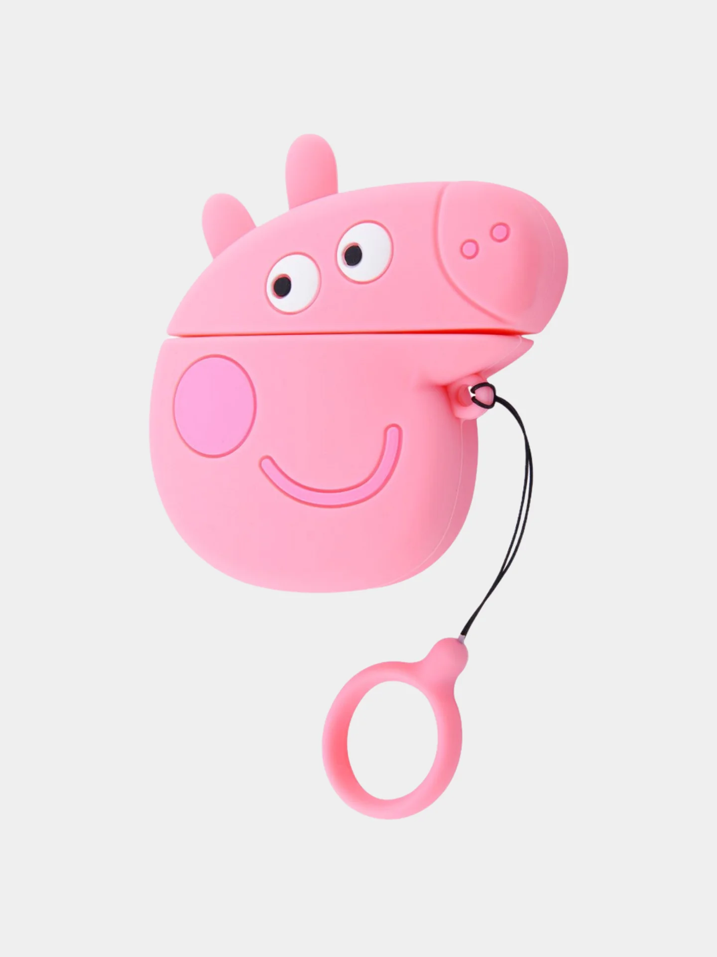 Темно-синий силиконовый чехол для Airpods 1/2