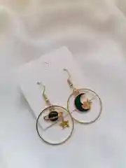 Серьги луна В
