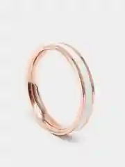 Серый кольцо тонкое унисекс, из медицинской стали