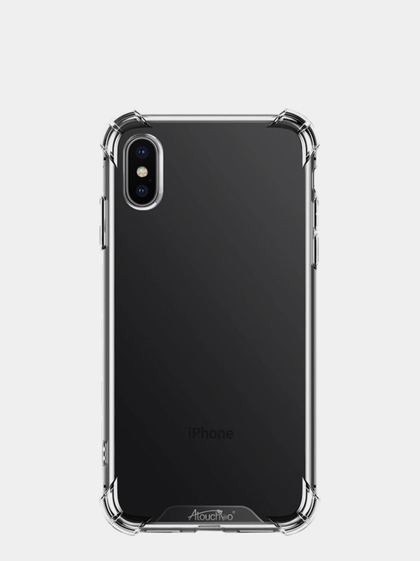 Чехол для iPhone X, Xs прозрачный противоударный