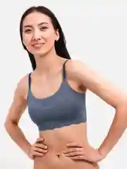 Бежевый топ женский, бесшовный