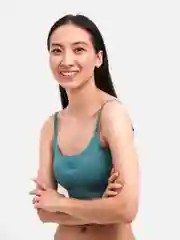 Бежевый топ женский, бесшовный