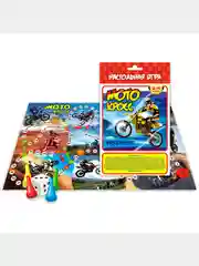 Детская Настольная игра-ходилка "Мотокросс"