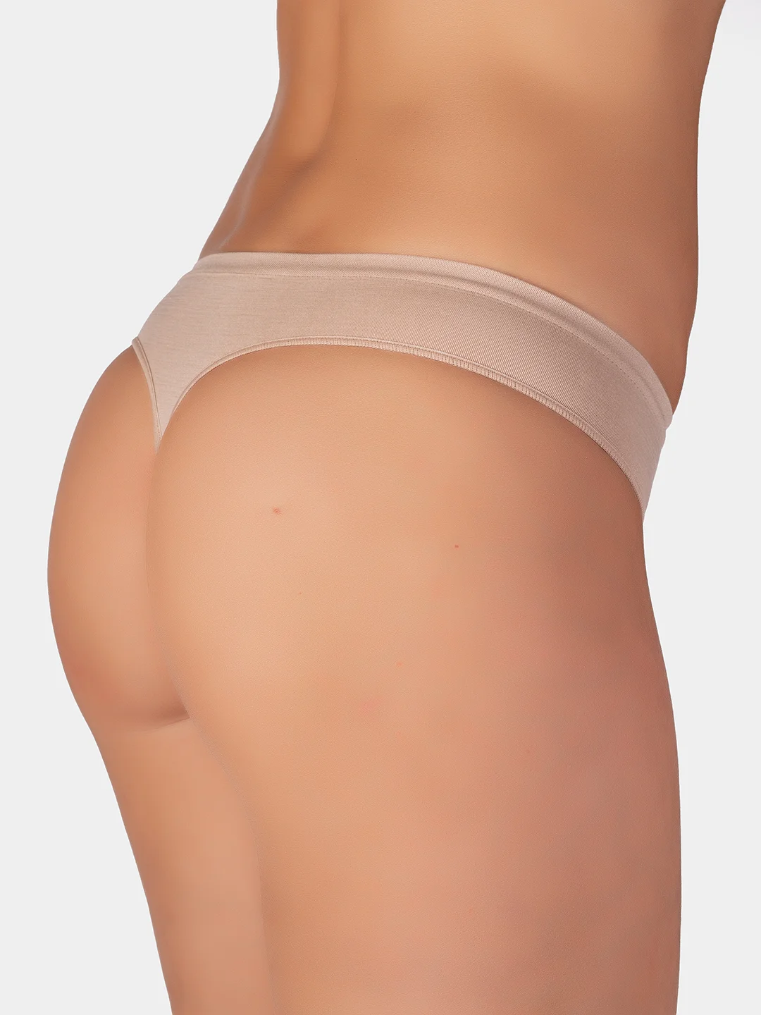 Бежевый трусы Giulia String Briefs