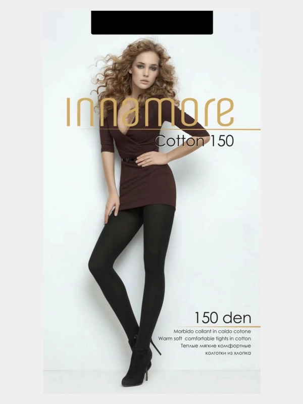 Колготки женские Innamore Cotton, с хлопком, 150 ден