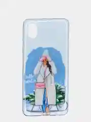 Прозрачный чехол Samsung Galaxy A01 Core, Самсунг Галакси А01 Кор с рисунком