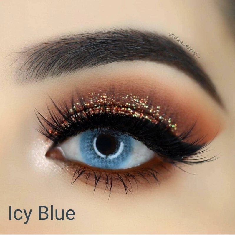 Цветные линзы голубые Aurora Ice Blue