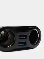 Разветвитель прикуривателя для автомобиля, на 2 гнезда, 2 USB разъема, 3.1 А