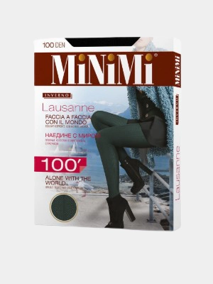 Колготки женские Minimi Lausanne 100(жаккард микрофибра)