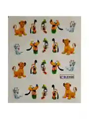 Лимонный наклейки на ногти