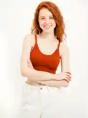 Коралловый топ женский