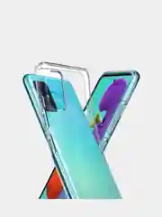 Прозрачный чехол накладка (клип-кейс) для Samsung A02S прозрачный