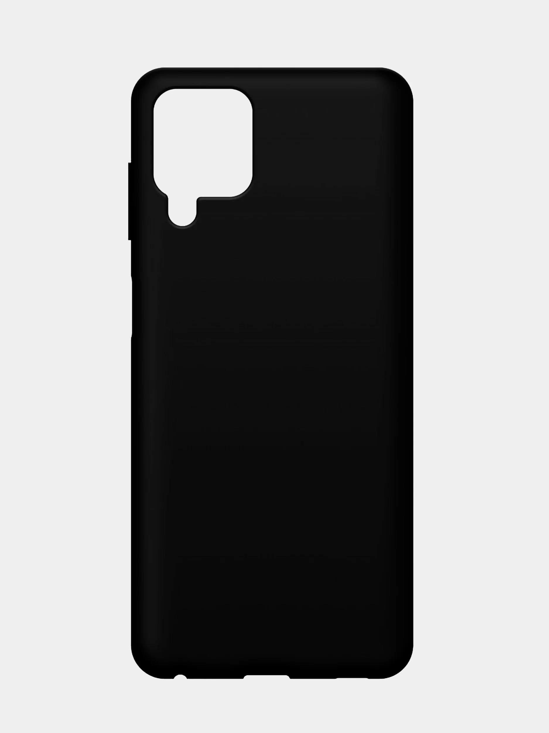 Черный чехол накладка (клип-кейс) для Samsung A02S прозрачный
