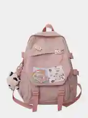 Розовый женский рюкзак