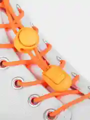 Белый шнурки с утяжкой