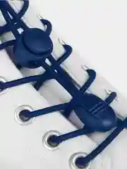 Белый шнурки с утяжкой