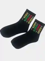 Черный носки женские с принтом
