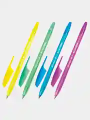 Ручка шариковая BRAUBERG "X-333" NEON, СИНЯЯ, ассорти, узел 0,7 мм, линия письма 0,35 мм