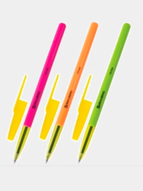 Ручка шариковая BRAUBERG "Color", СИНЯЯ, корпус ассорти, узел 1 мм, линия письма 0,5 мм