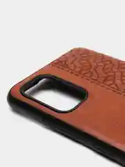 Угольный чехол Samsung Galaxy A51, Самсунг Галакси А51 из эко кожи Baseus