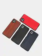 Хром чехол Samsung Galaxy A12 / M12, Самсунг Галакси А12 / М12 4G из эко кожи Baseus
