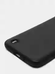 Чехол Samsung Galaxy A01 / M01 (Самсунг Галакси А01 / М01) черный силиконовый под кожу