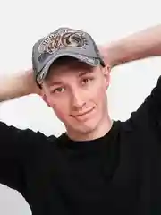Серый мужская бейсболка Shark