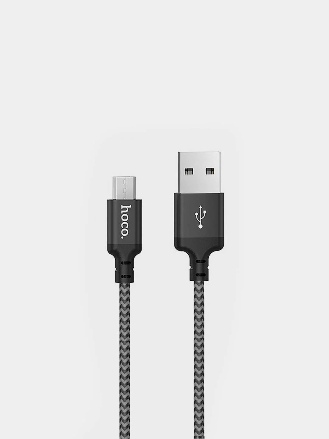 Серый меланж кабель для зарядки и передачи данных HOCO X14 Micro-USB для Android 1м и 2м