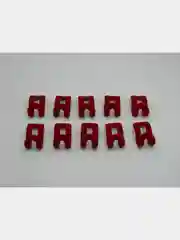 Красный насадка на вешалку. Набор 10 шт