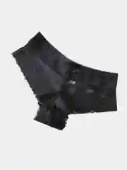 Черный трусы женские, прозрачные