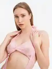 Розовый эротическое белье