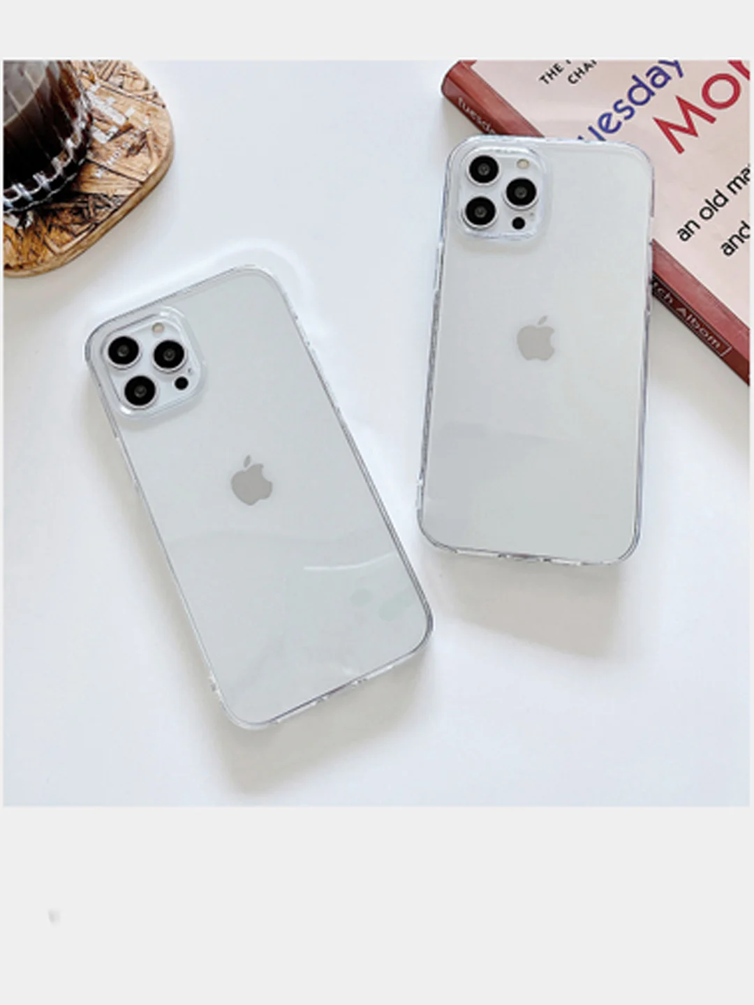 Apple iPhone плотный чехол 1.5мм прозрачный 12/12pro,12 pro max/12 mini
