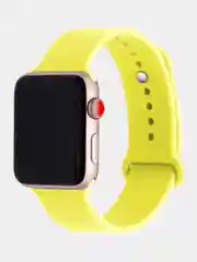 Лимонный ремешок силиконовый для Apple Watch 42/44