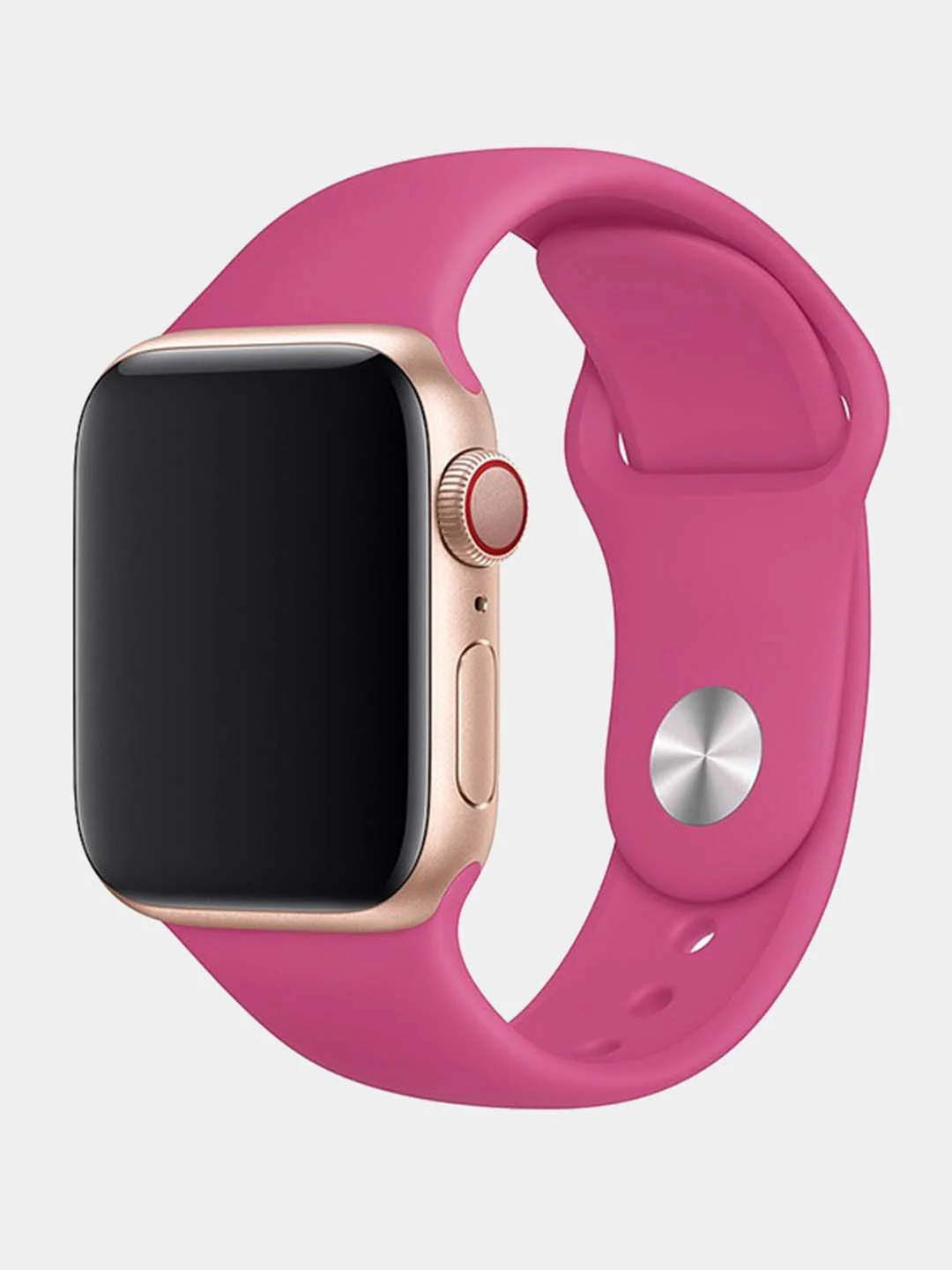 Фуксия ремешок силиконовый для Apple Watch 42/44