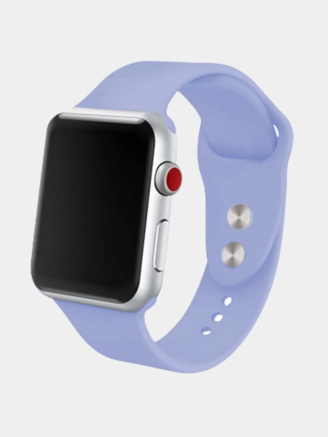 Лавандовый ремешок силиконовый для Apple Watch 42/44
