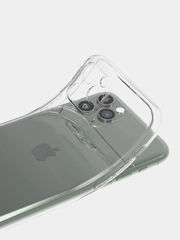 Прозрачный чехол с защитой камеры для iPhone 11, 12, 13, 14 Pro Max Mini на айфон