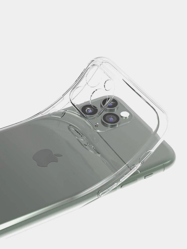 Прозрачный чехол с защитой камеры для iPhone 11, 12, 13, 14 Pro Max Mini на айфон