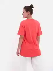 Футболка коралловая без принта, унисекс, однотонная, прямой крой, базовая, 100% хлопок