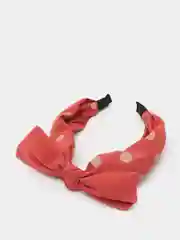 Красный ободок для волос