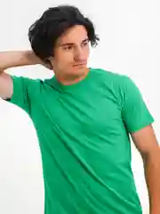 Зеленый мужские футболки