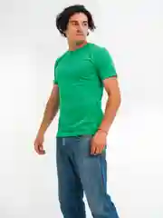 Зеленый мужские футболки