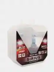 Лампа галогенная AVS SIRIUS NIGHT WAY Plastic box (2 шт.) (12V/55W) головной свет