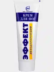 СВОБОДА Крем для ног "Эффект" дезодорирующий с экстрактом коры дуба,лимона и чистотела,80г