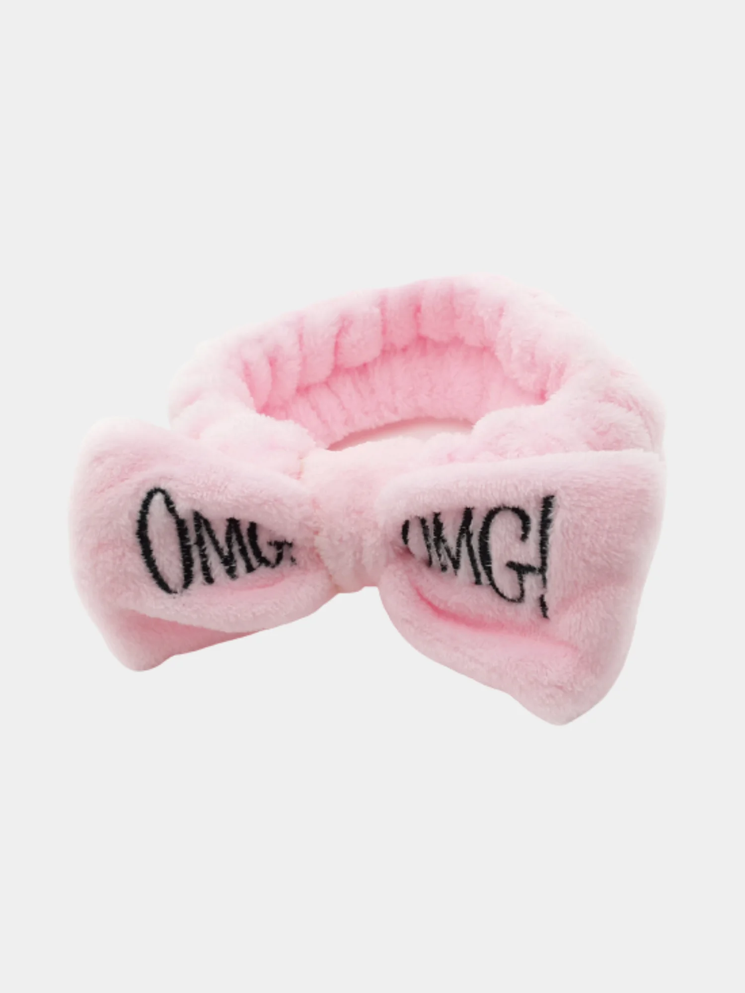 Розовый косметическая повязка на голову OMG
