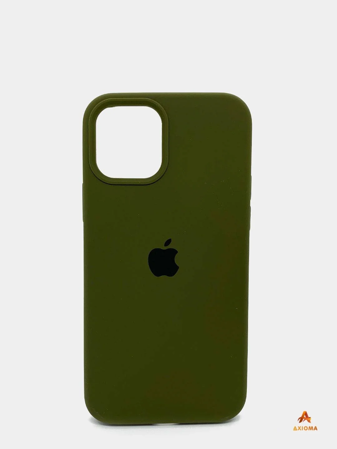 Зеленый чехол для iPhone 12 / 12 Pro, 6.1", cиликоновый