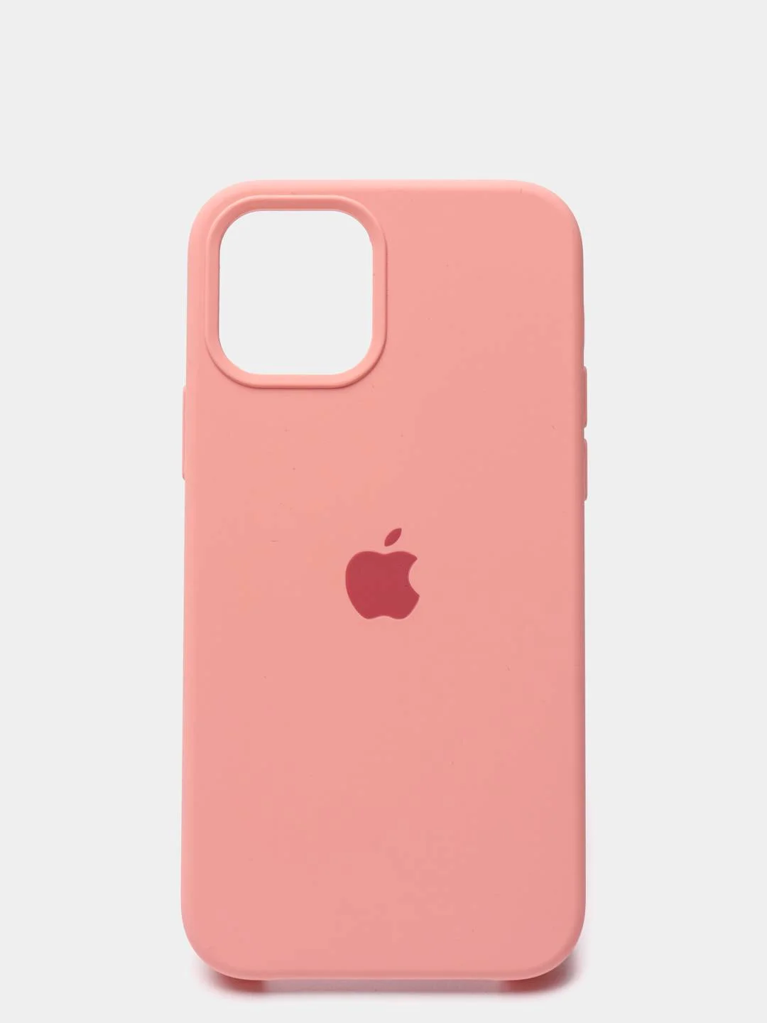 Розовый чехол для iPhone 12 / 12 Pro, 6.1", cиликоновый