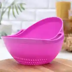 Дуршлаг с ручками для мытья круп сушки овощей, фруктов, ягод, кухонные приборы